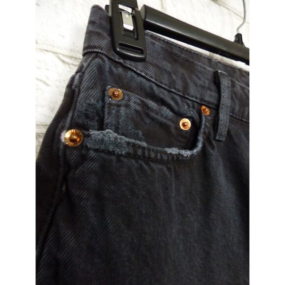 $395 Women's Levi's Redone 90s High Rise Ankle Crop Distressed Jeans 26 NEW - Picture 5 of 10